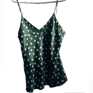 Silk top and bottom set